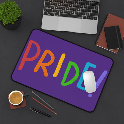 Desk Mat: LGBTQ Pride Purple