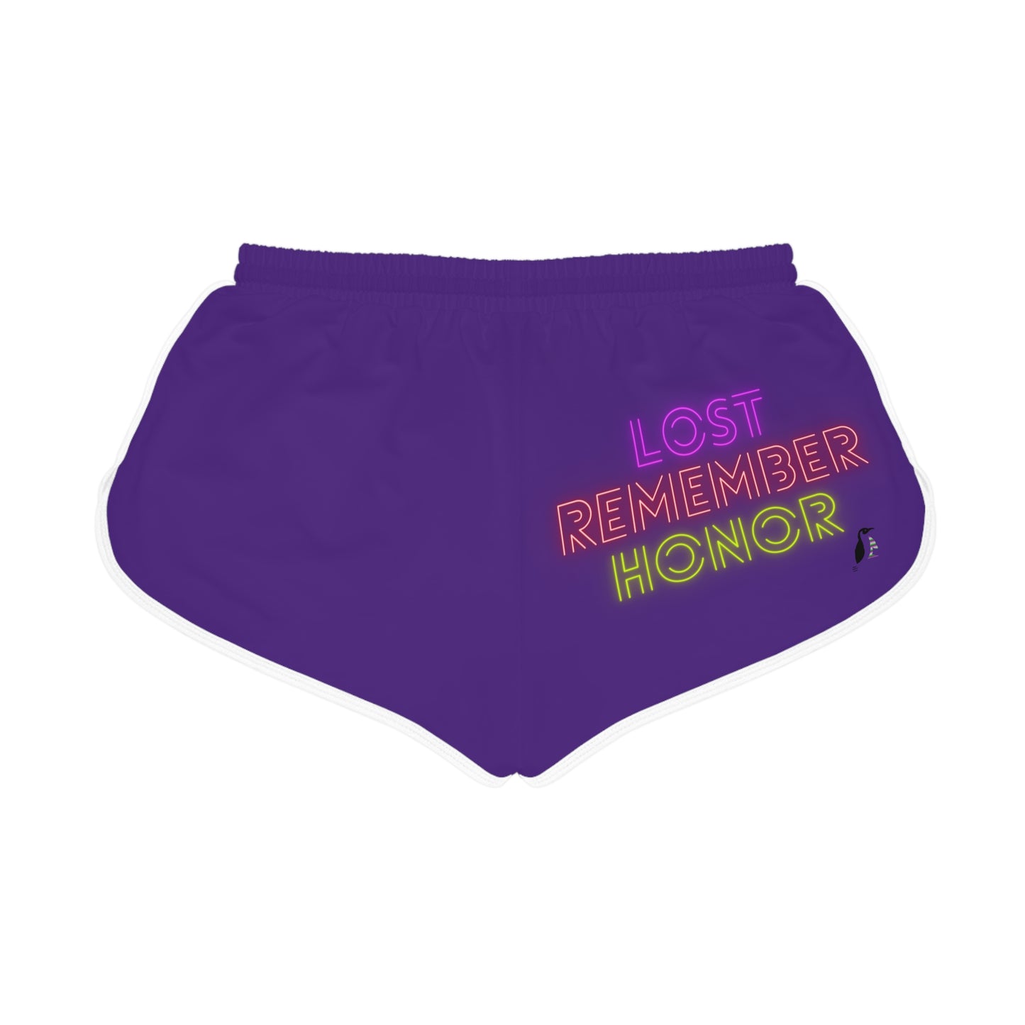 Women's Relaxed Shorts: Football Purple