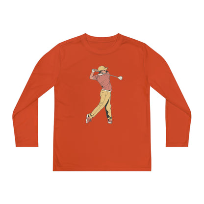 Youth Long Sleeve Competitor Tee: Golf