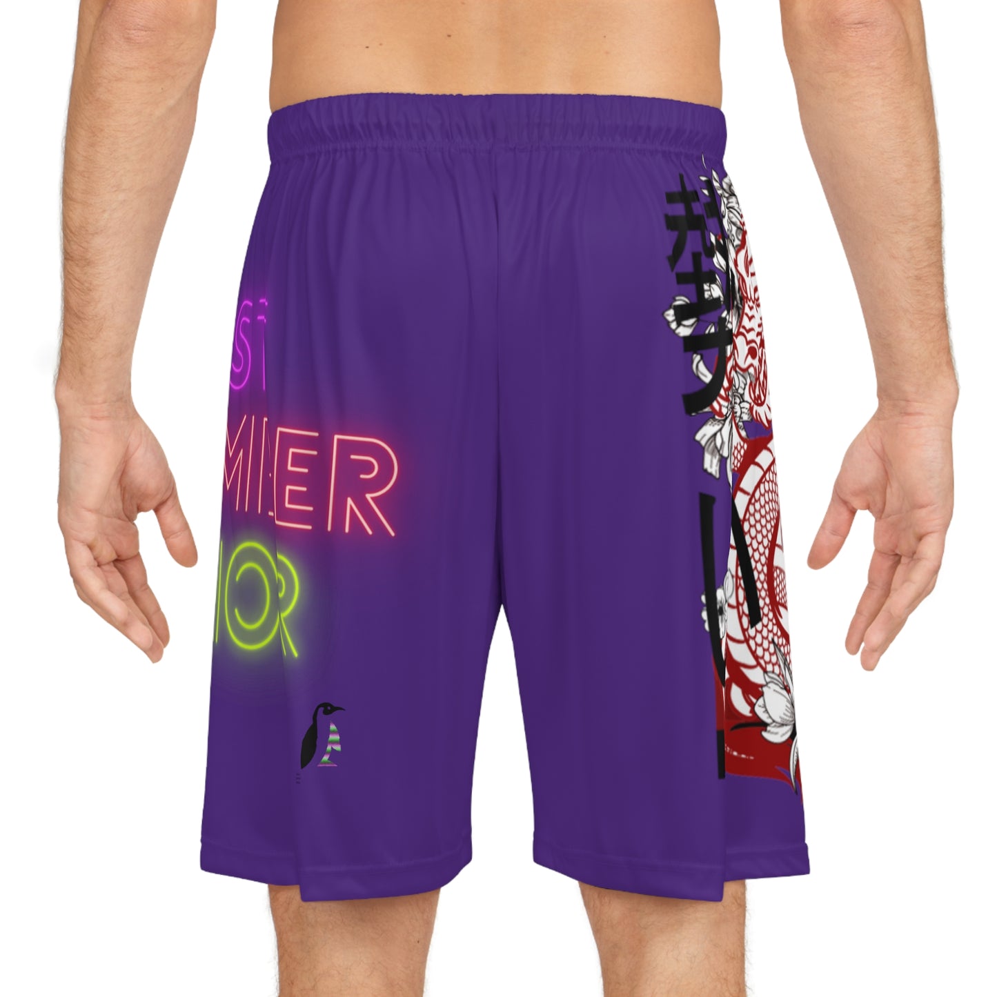 Basketball Shorts: Dragons Purple