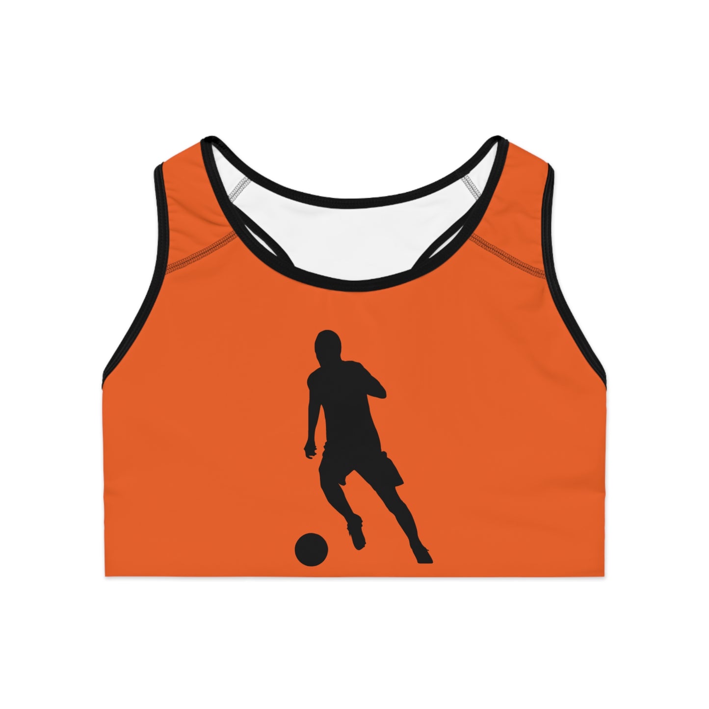 Sports Bra: Soccer Orange