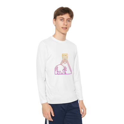 Youth Long Sleeve Competitor Tee: Bowling