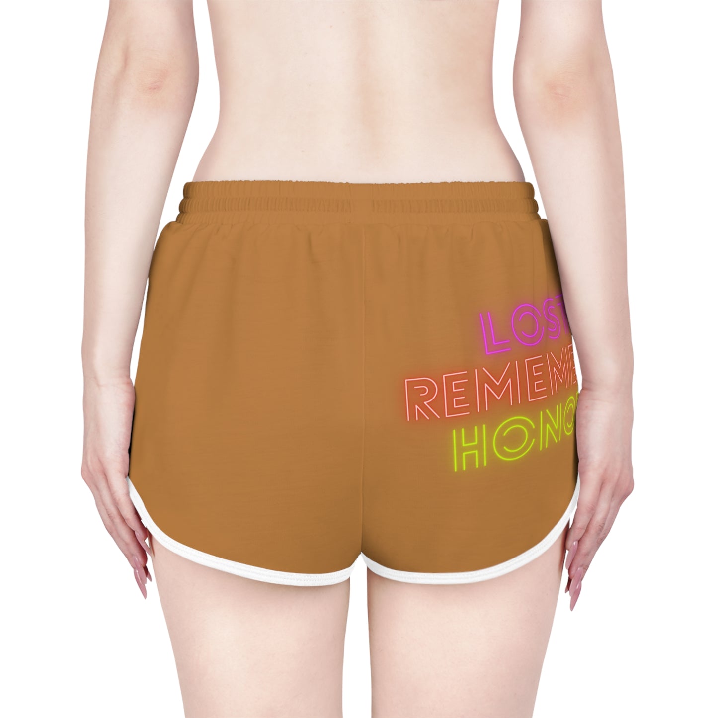 Women's Relaxed Shorts: Baseball Lite Brown