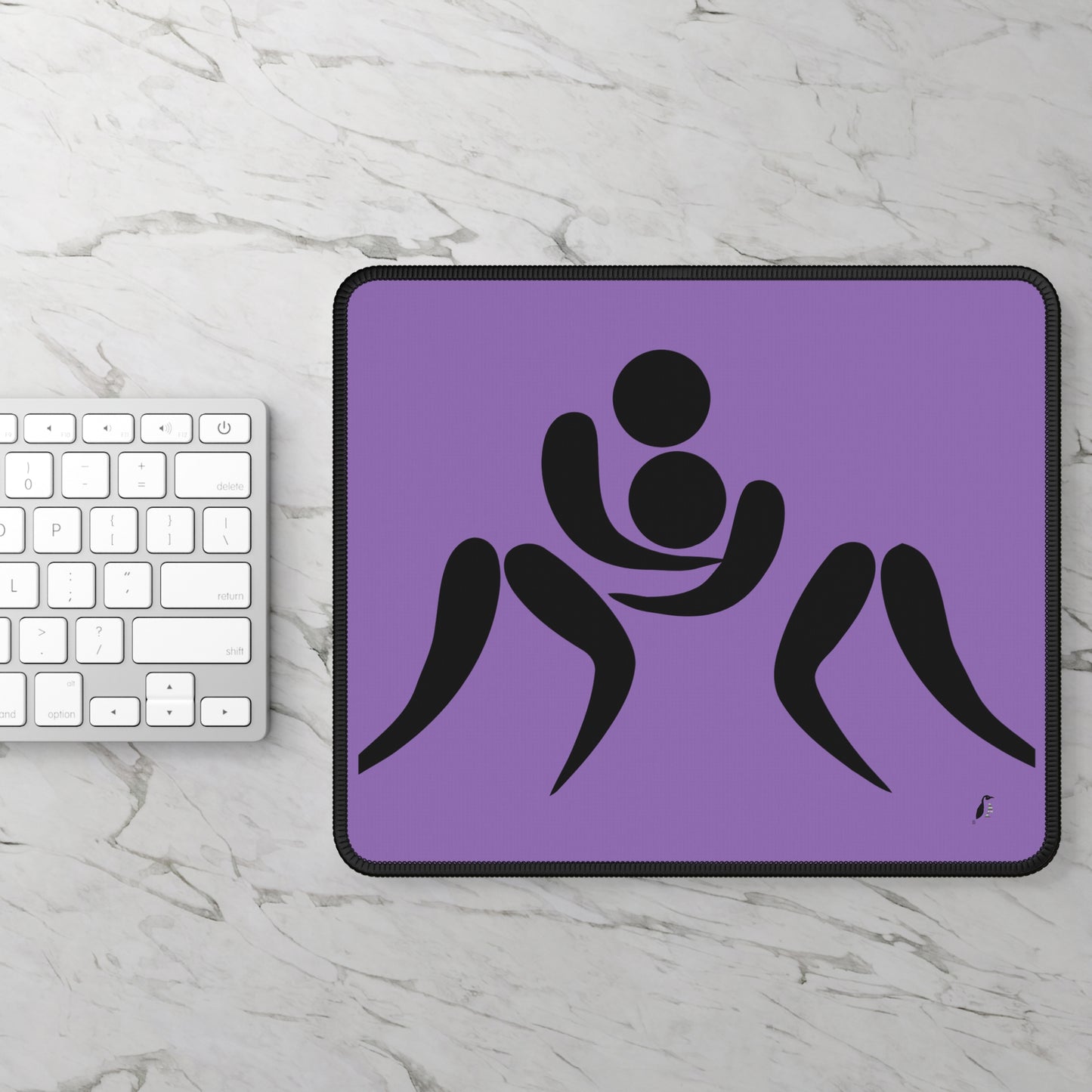 Gaming Mouse Pad: Wrestling Lite Purple