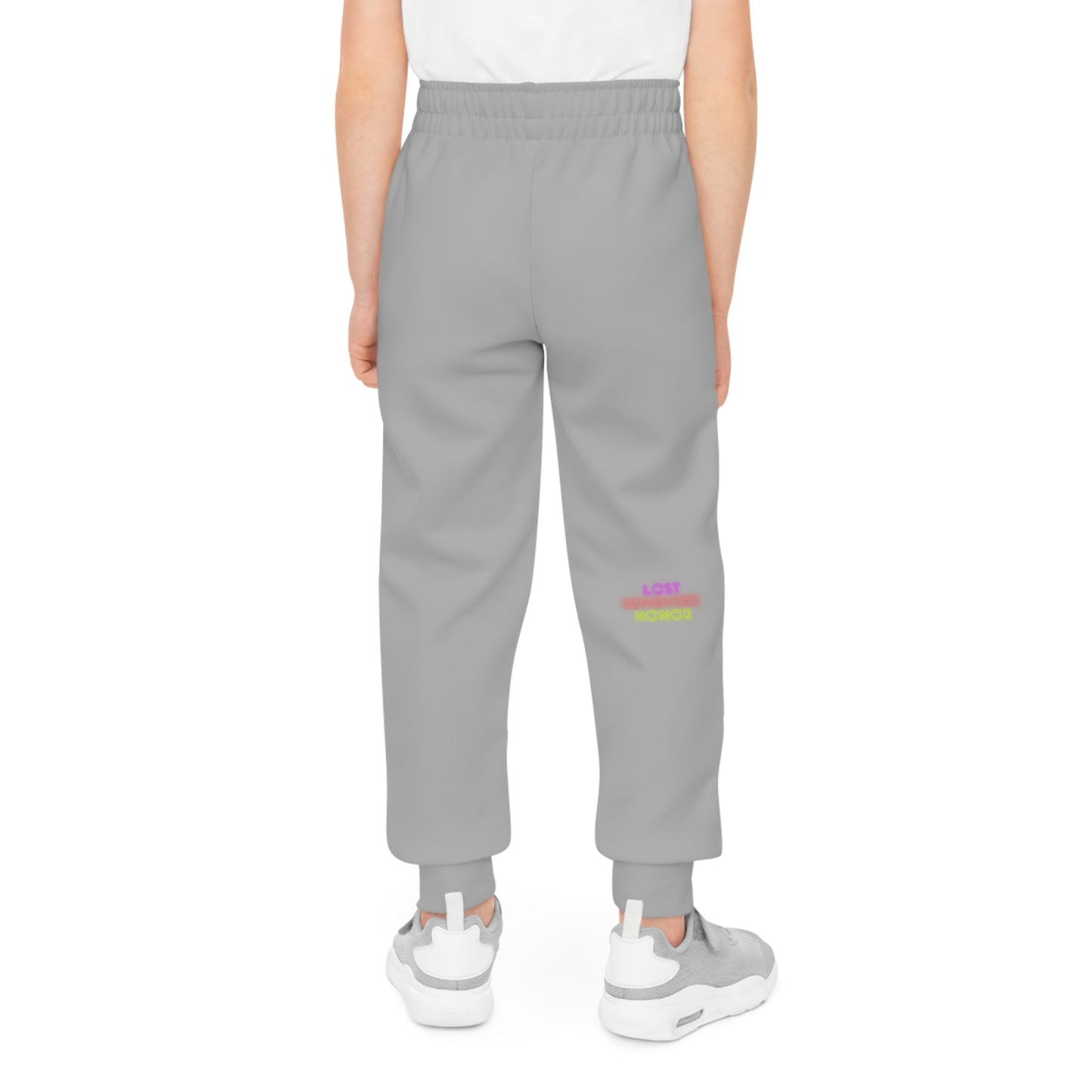 Youth Joggers: Crazy Penguin World Logo Lite Grey