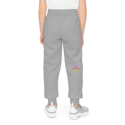 Youth Joggers: Crazy Penguin World Logo Lite Grey