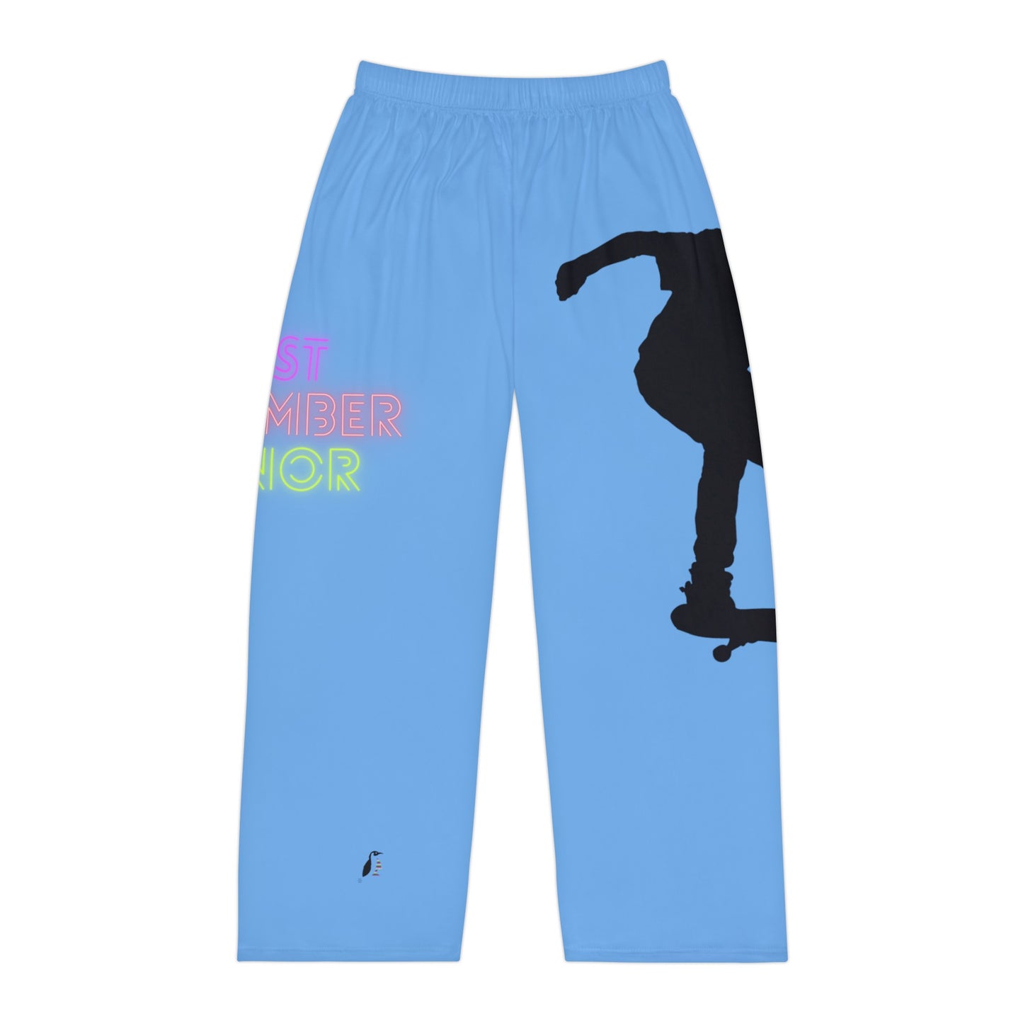 Men's Pajama Pants: Skateboarding Lite Blue