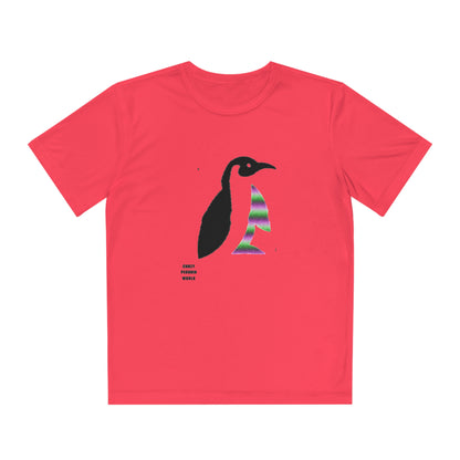 Youth Competitor Tee #2: Crazy Penguin World Logo 