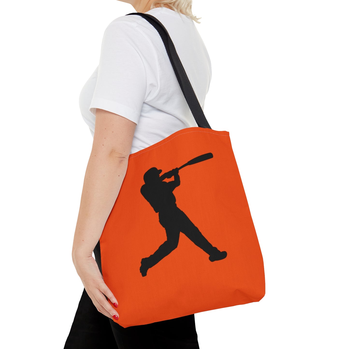 Tote Bag: Baseball Orange