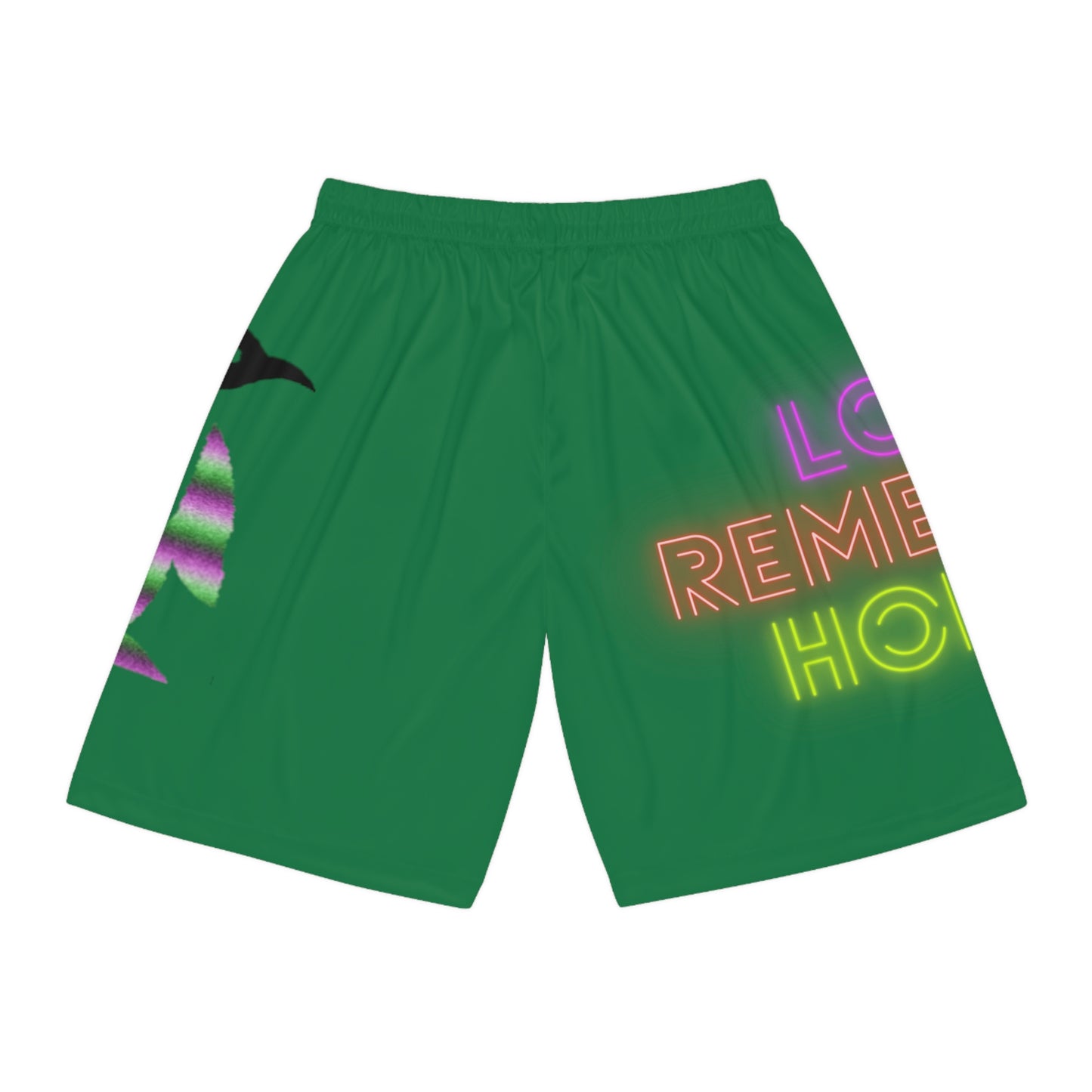 Basketball Shorts: Lost Remember Honor Dark Green