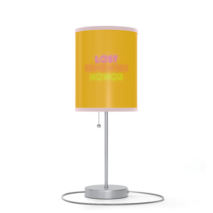 Lamp on a Stand, US|CA plug: Baseball Yellow