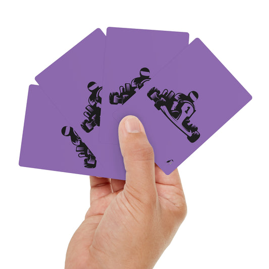 Poker Cards: Racing Lite Purple