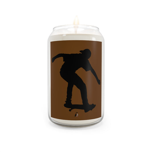 Scented Candle, 13.75oz: Skateboarding Brown