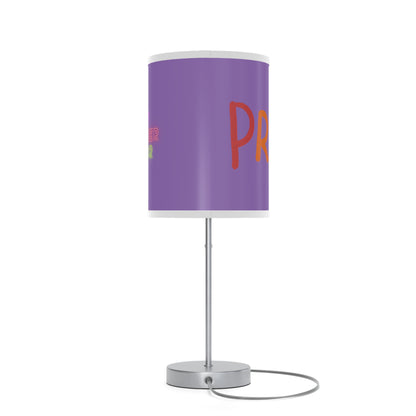 Lamp on a Stand, US|CA plug: LGBTQ Pride Lite Purple 