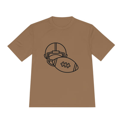 Moisture Wicking Tee: Football #1