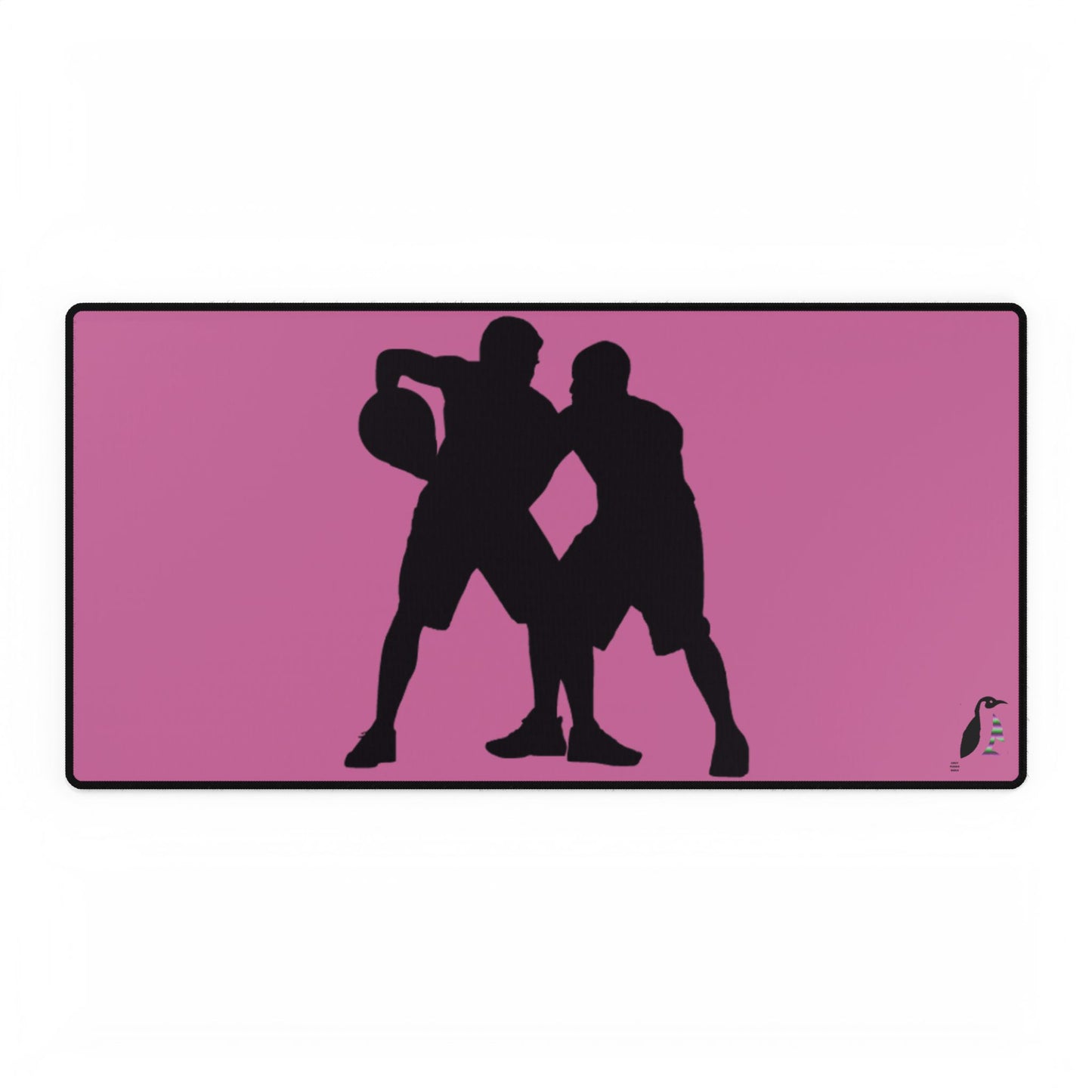 Desk Mats: Basketball Lite Pink