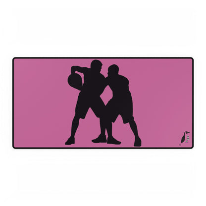 Desk Mats: Basketball Lite Pink