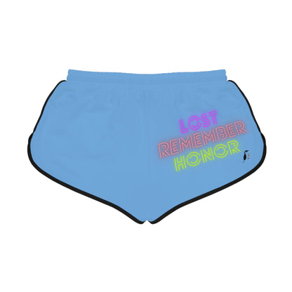 Women's Relaxed Shorts: Wrestling Lite Blue