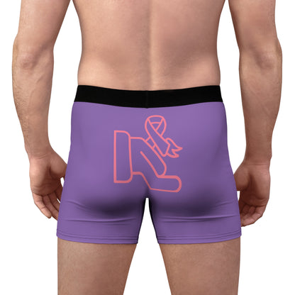 Men's Boxer Briefs: Fight Cancer Lite Purple