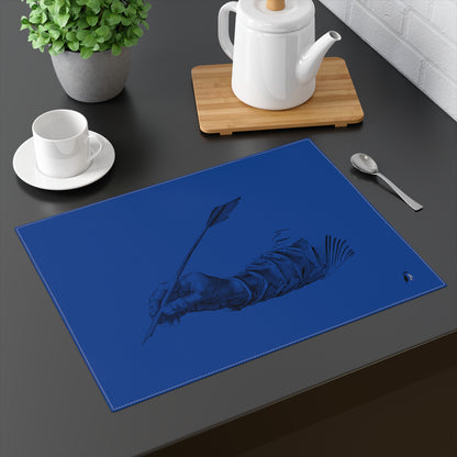 Placemat, 1pc: Writing Dark Blue