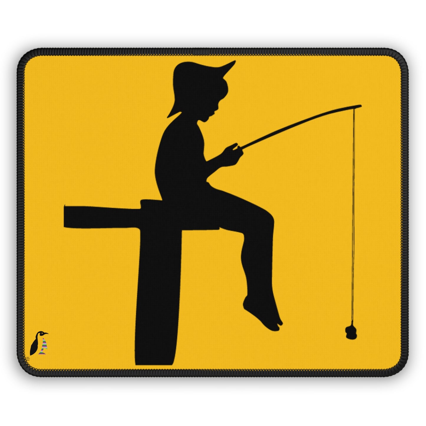 Gaming Mouse Pad: Fishing Yellow