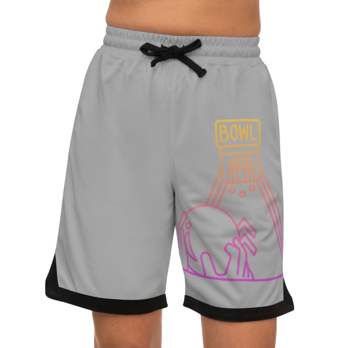 Basketball Rib Shorts: Bowling Lite Grey