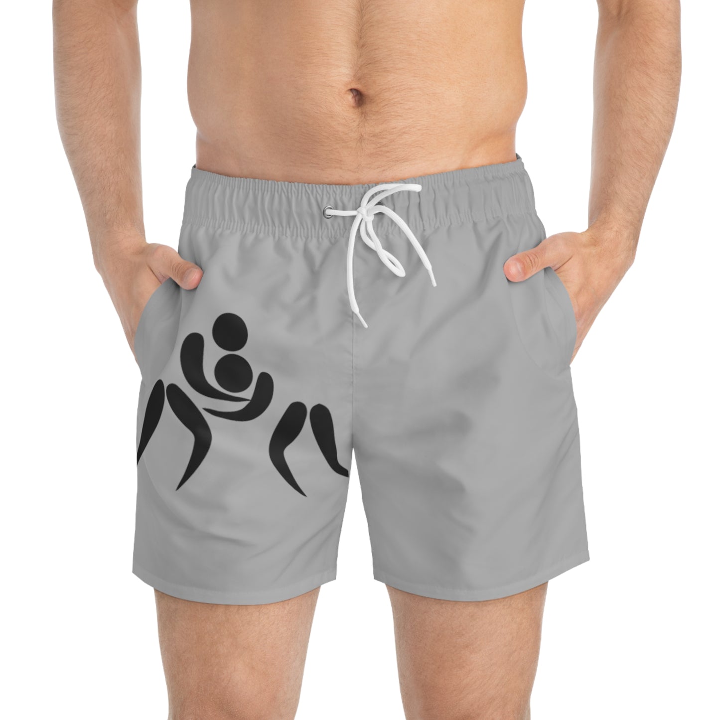 Swim Trunks: Wrestling Lite Grey