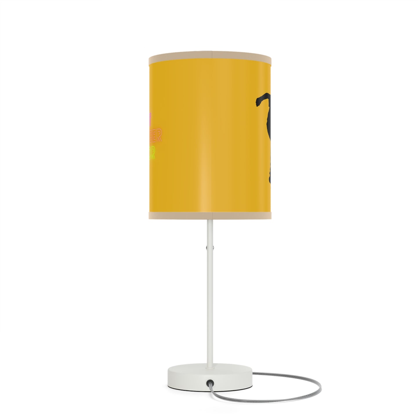 Lamp on a Stand, US|CA plug: Skateboarding Yellow