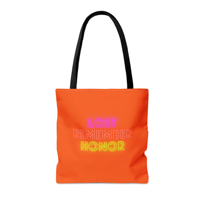 Tote Bag: Crazy Penguin World Logo Orange