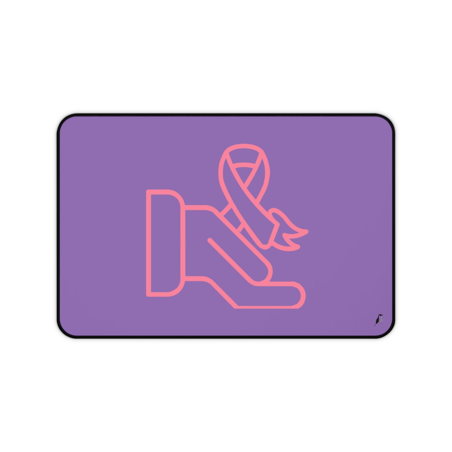 Desk Mat: Fight Cancer Lite Purple