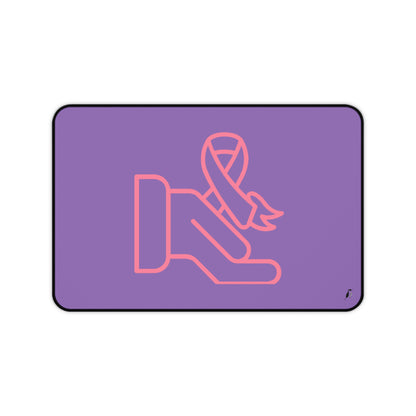 Desk Mat: Fight Cancer Lite Purple