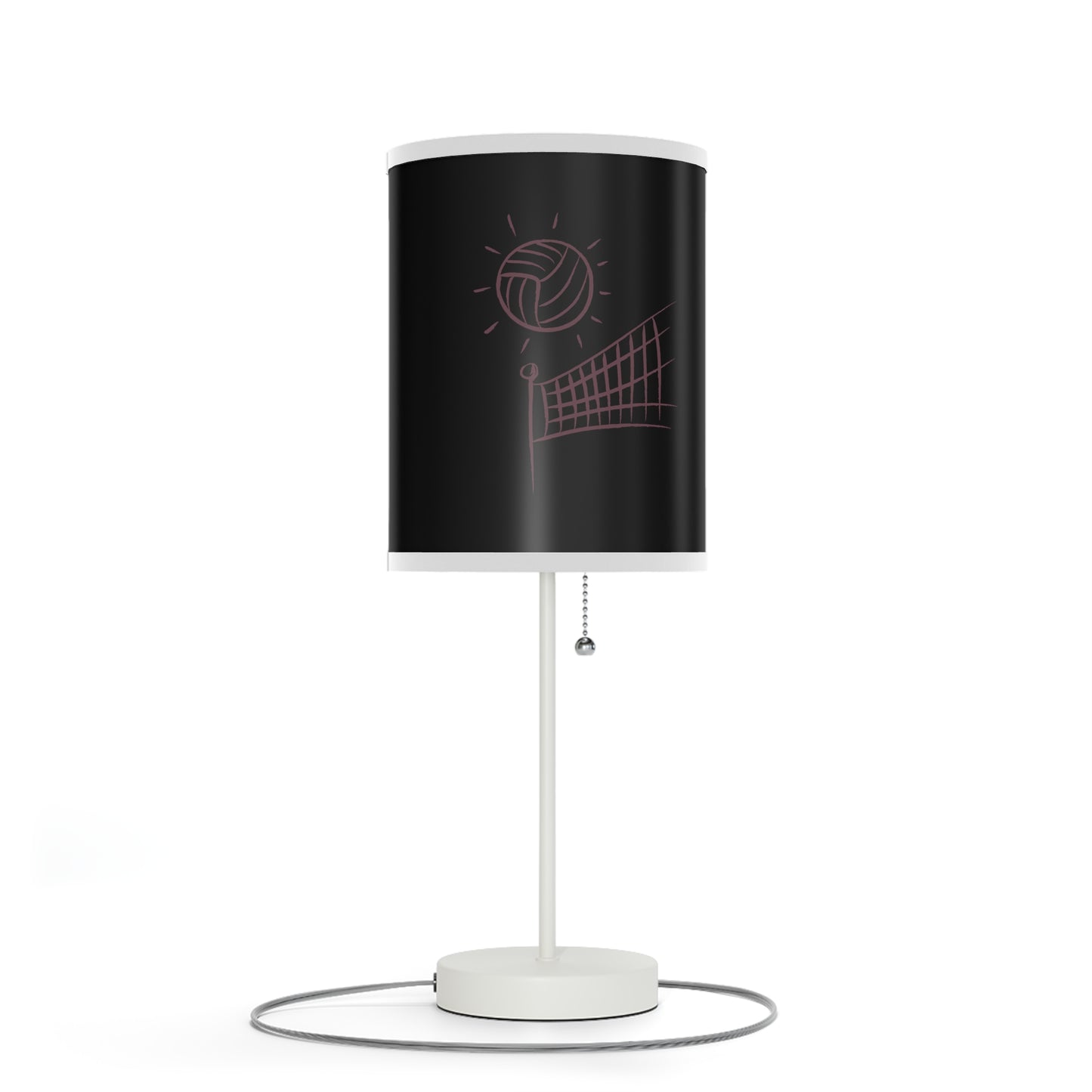 Lamp on a Stand, US|CA plug: Volleyball Black