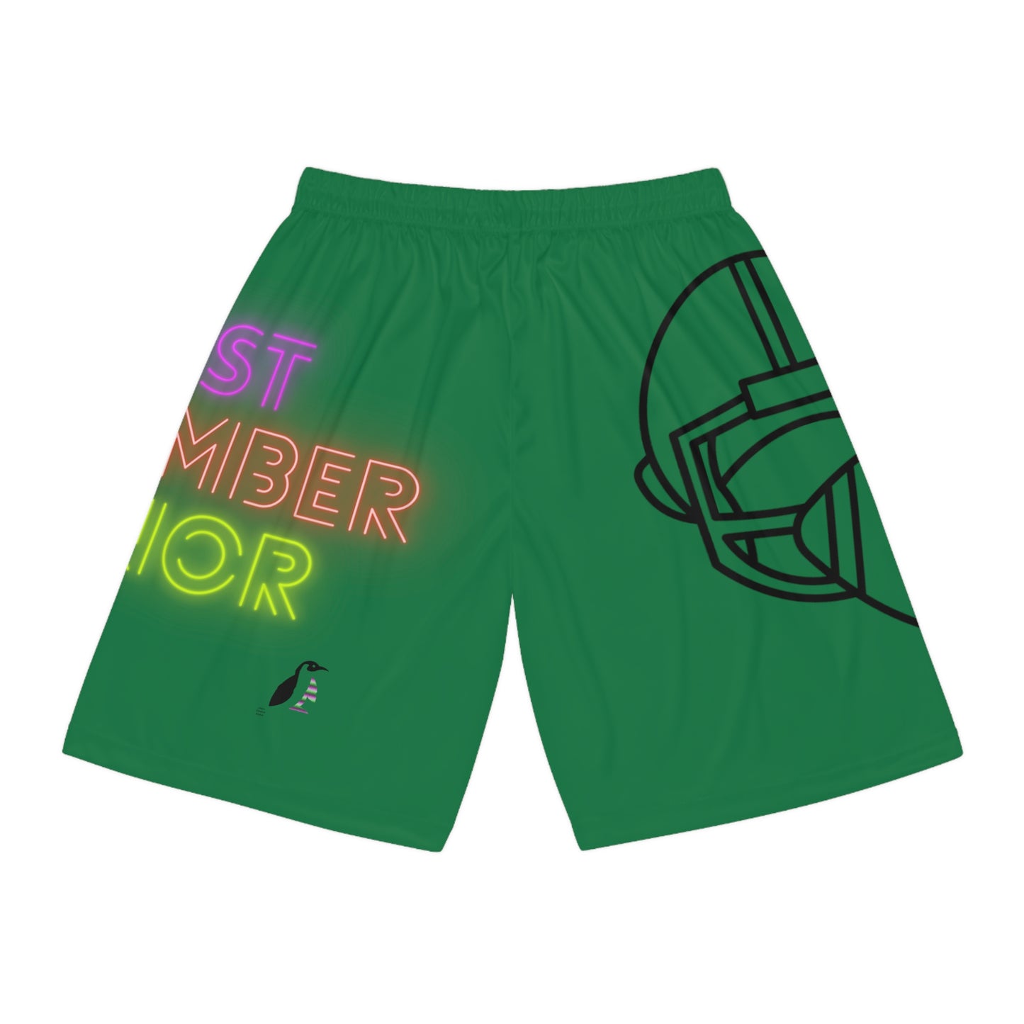 Basketball Shorts: Football Dark Green