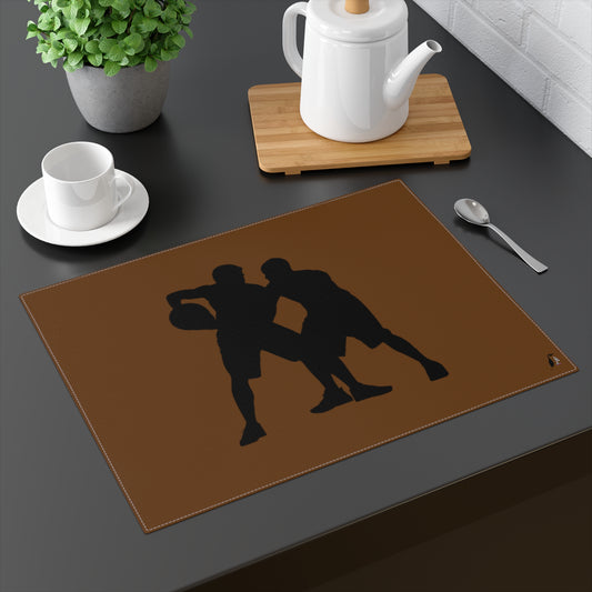 Placemat, 1pc: Basketball Brown