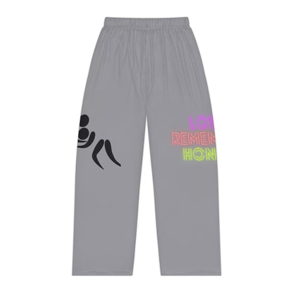 Pambabaeng Pajama Pants: Wrestling Gray 