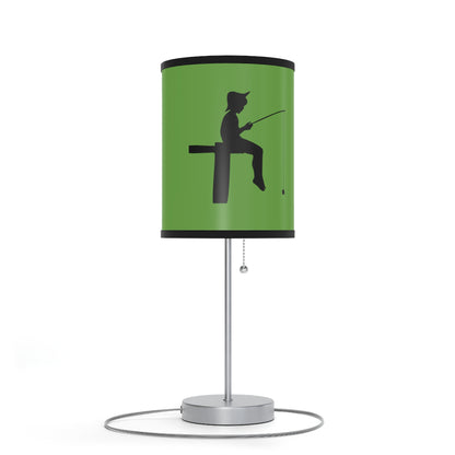 Lamp on a Stand, US|CA plug: Fishing Green