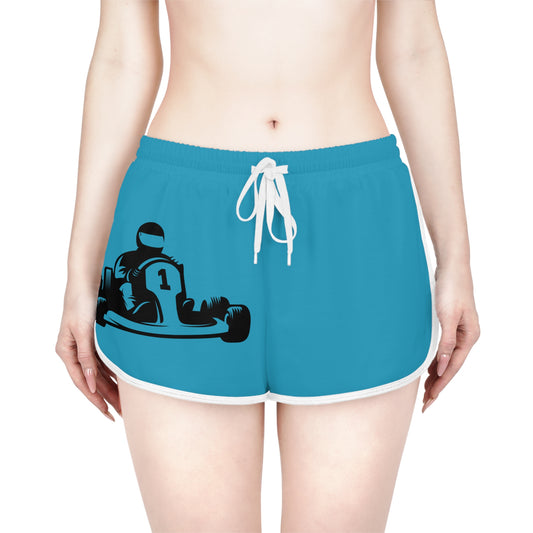 Women's Relaxed Shorts: Racing Turquoise