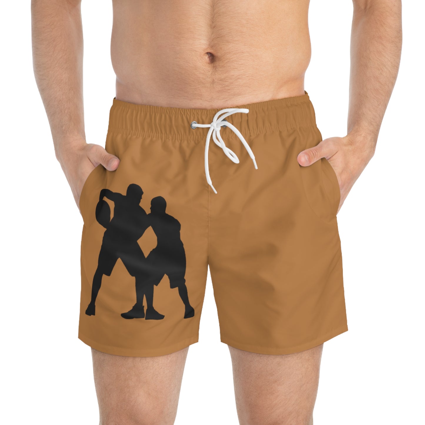 Swim Trunks: Basketball Lite Brown