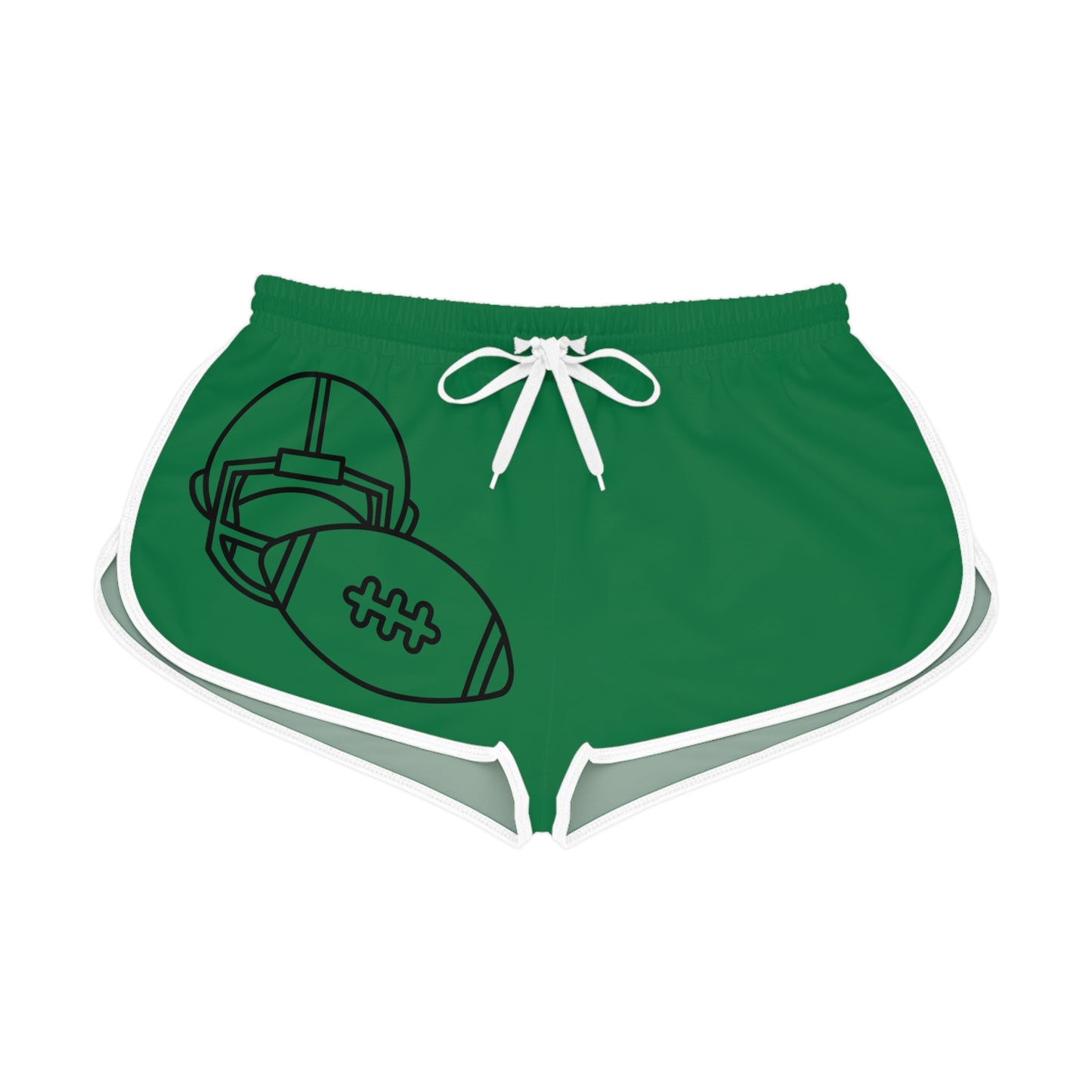 Women's Relaxed Shorts: Football Dark Green