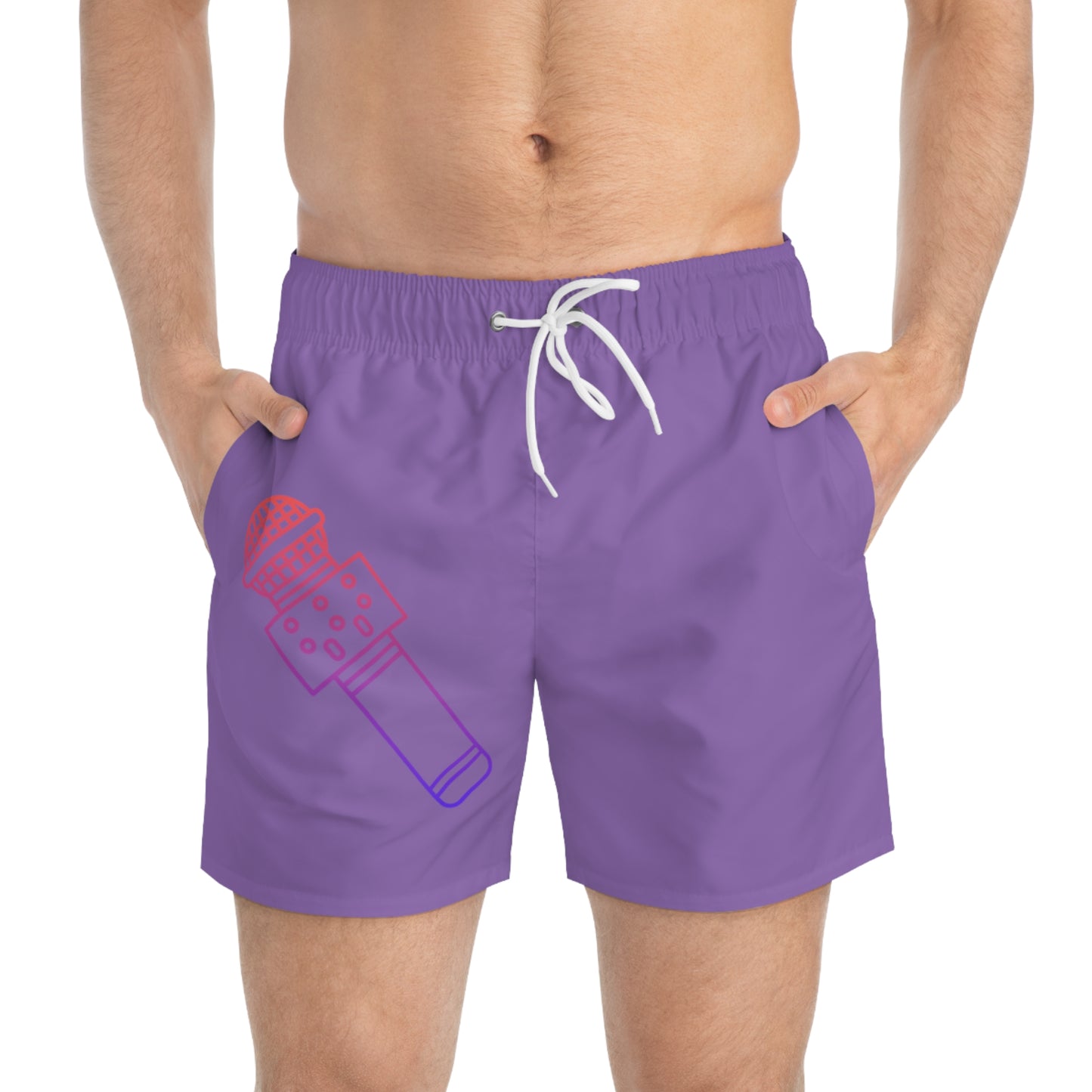 Swim Trunks: Music Lite Purple