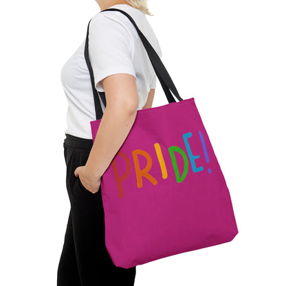 Tote Bag: LGBTQ Pride Pink