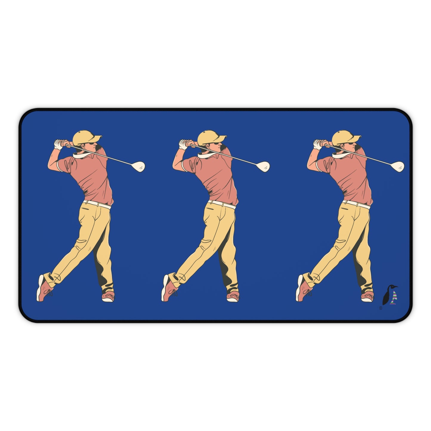 Desk Mat: Golf Dark Blue