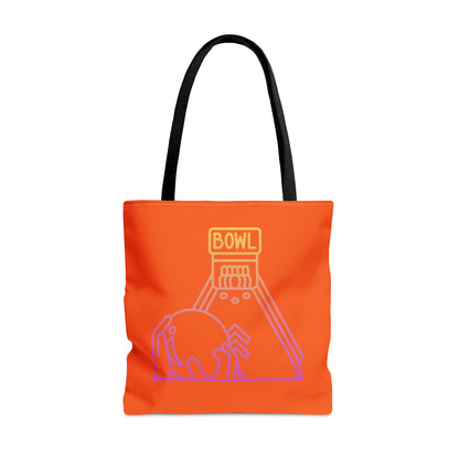 Tote Bag: Bowling Orange