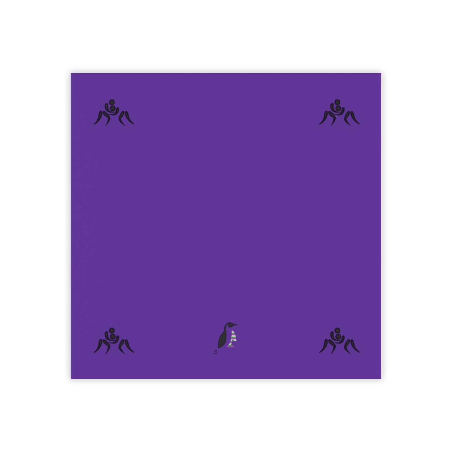 Post-it® Note Pads: Wrestling Purple