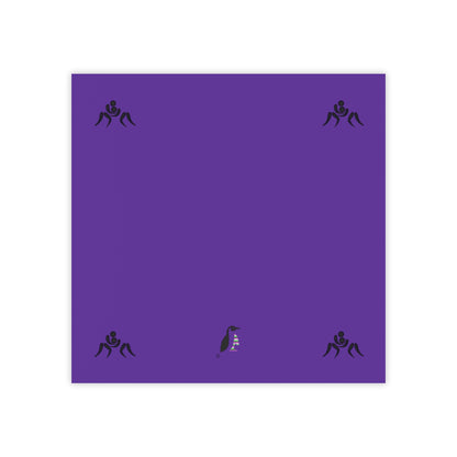 Post-it® Note Pads: Wrestling Purple