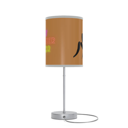 Lamp on a Stand, US|CA plug: Wrestling Lite Brown