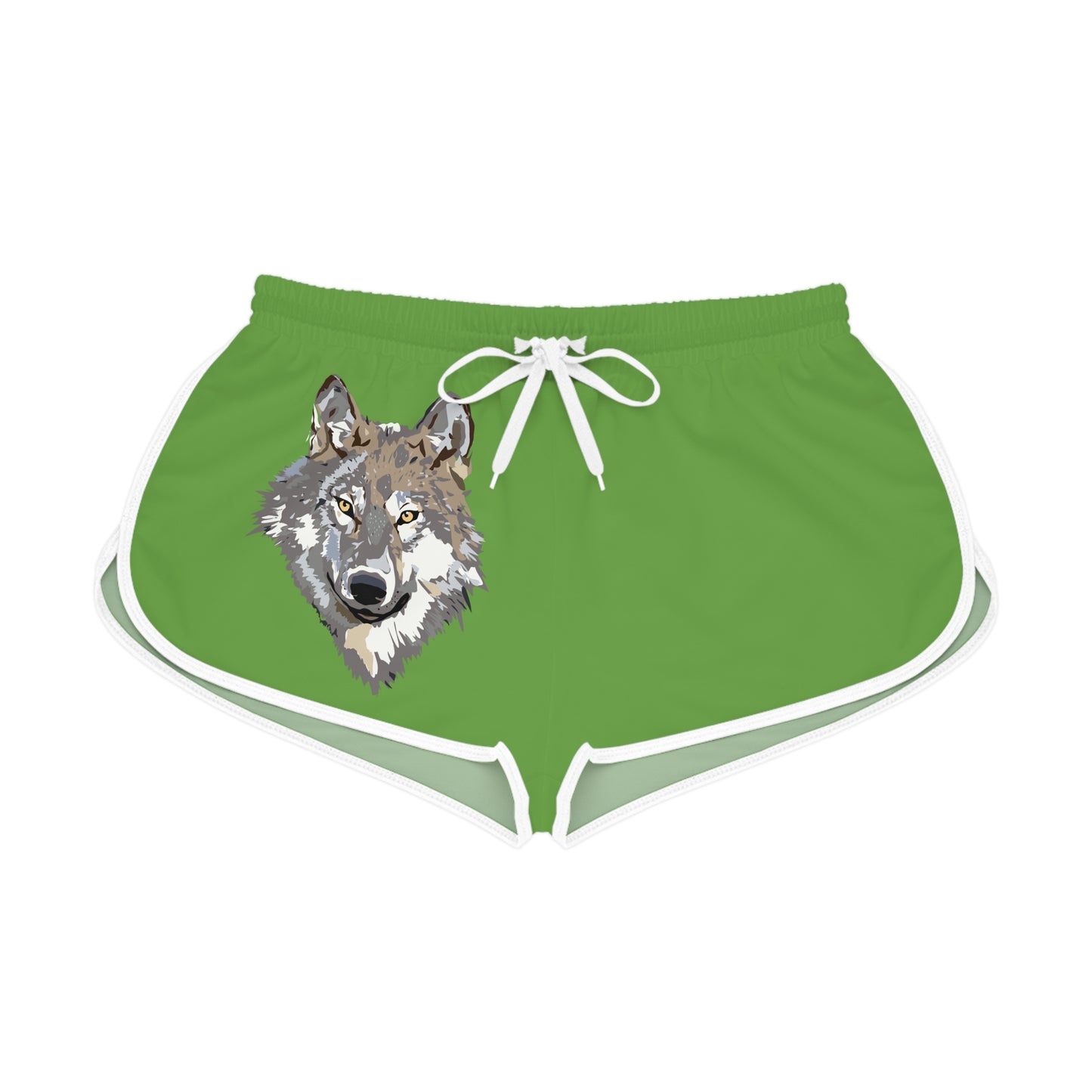 Women's Relaxed Shorts: Wolves Green