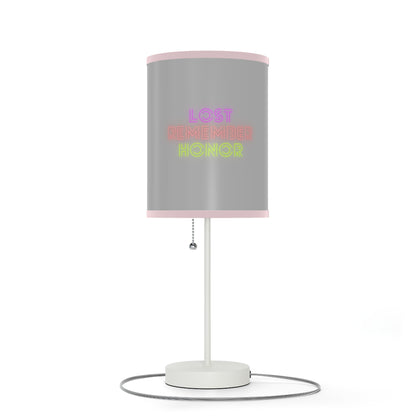 Lamp on a Stand, US|CA plug: Football Lite Grey