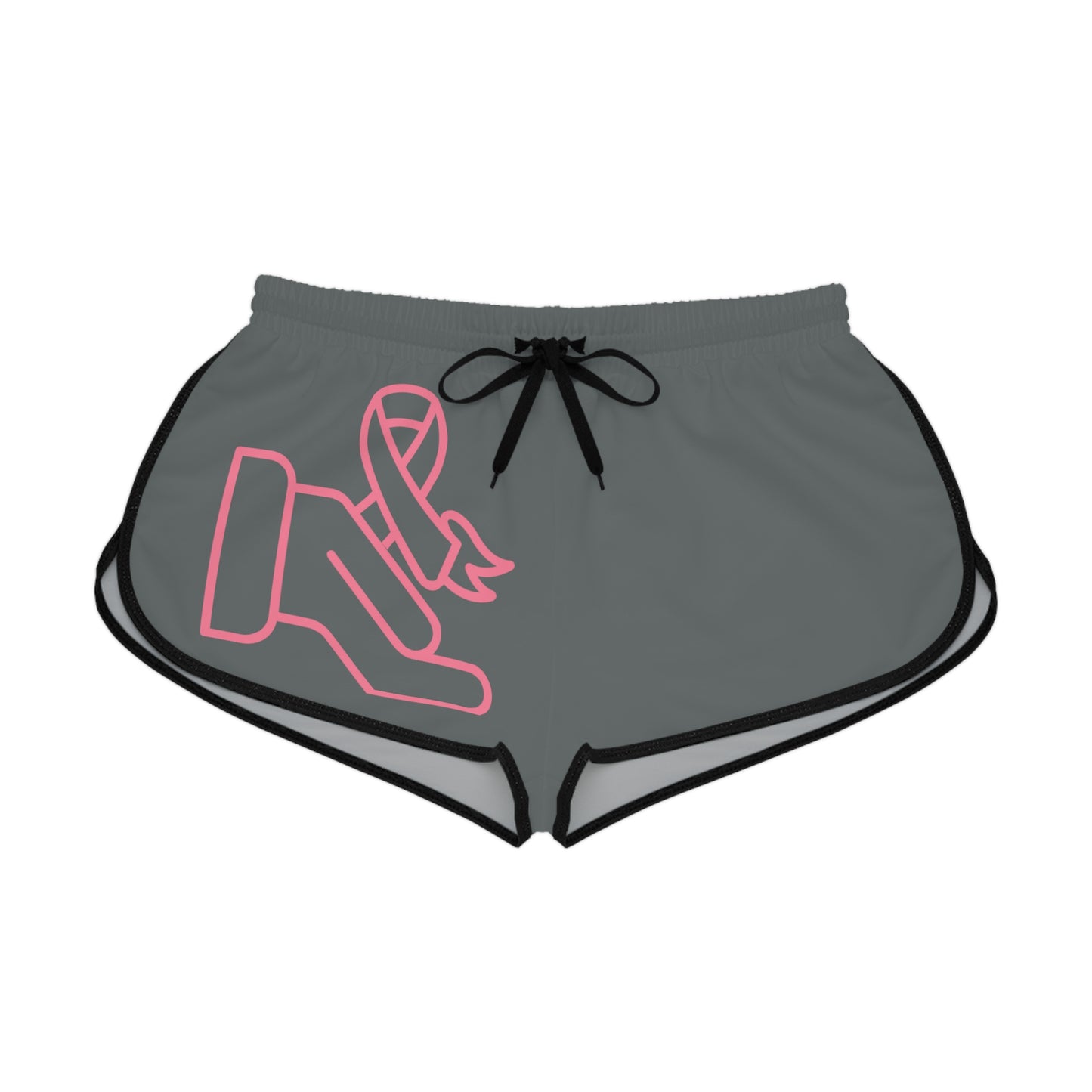 Women's Relaxed Shorts: Fight Cancer Dark Grey