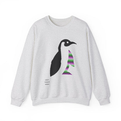 Heavy Blend™ Crewneck Sweatshirt: Crazy Penguin World Logo #1